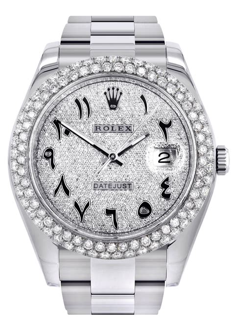 diamond Rolex arabic dial